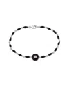 Rina Limor 14k 0.04 Ct. Tw. Diamond Evil Eye Bracelet