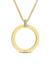Rina Limor 14k 0.02 Ct. Tw. Diamond Solitaire Necklace