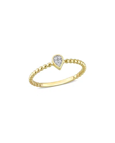 RINA LIMOR RINA LIMOR 14K 0.03 CT. TW. DIAMOND RING