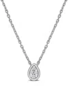 Rina Limor 14k 0.05 Ct. Tw. Diamond Solitaire Necklace