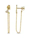 Rina Limor 14k 0.08 Ct. Tw. Diamond Drop Earrings