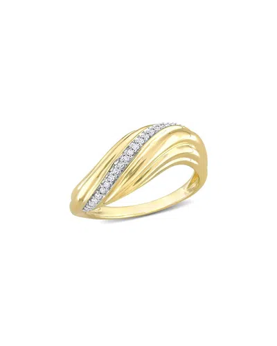 Rina Limor 14k 0.1 Ct. Tw. Diamond Swirl Ring In Gold