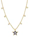 Rina Limor 14k 0.14 Ct. Tw. Diamond Star Charm Necklace