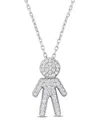 Rina Limor 14k 0.17 Ct. Tw. Diamond Boy Pendant