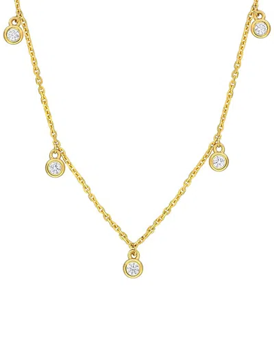 Rina Limor 14k 0.17 Ct. Tw. Diamond Charm Necklace In Gold