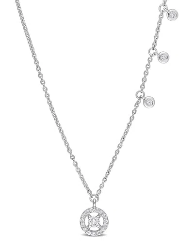 Rina Limor 14k 0.21 Ct. Tw. Diamond Charm Necklace