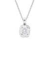 Rina Limor 14k 0.24 Ct. Tw. Diamond Cluster Drop Necklace