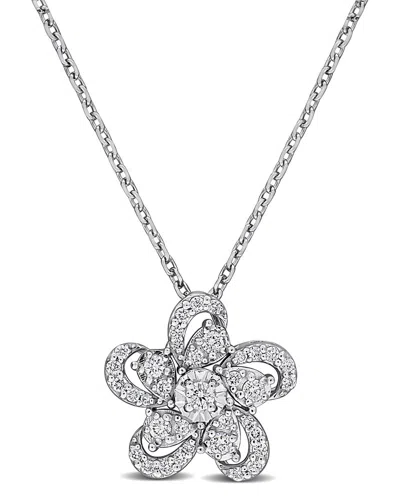 Rina Limor 14k 0.24 Ct. Tw. Diamond Statement Necklace In Metallic
