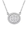 Rina Limor 14k 0.25 Ct. Tw. Diamond Halo Necklace