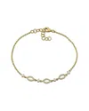 Rina Limor 14k 0.25 Ct. Tw. Diamond Link Bracelet