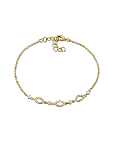 RINA LIMOR RINA LIMOR 14K 0.25 CT. TW. DIAMOND LINK BRACELET