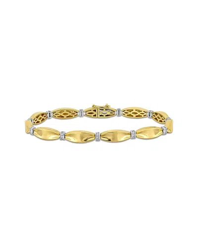 Rina Limor 14k 0.28 Ct. Tw. Diamond Bangle Bracelet In Gold