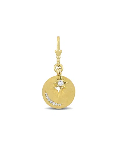 Rina Limor 14k 0.28 Ct. Tw. Diamond Moon & Star Pendant