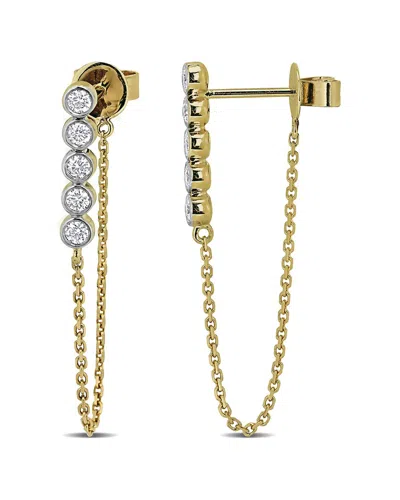 Rina Limor 14k 0.30 Ct. Tw. Diamond Drop Earrings In Gold