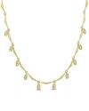 Rina Limor 14k 0.30 Ct. Tw. Diamond Station Necklace
