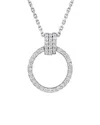 Rina Limor 14k 0.33 Ct. Tw. Diamond Circle Necklace
