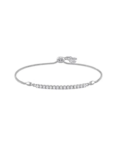 Rina Limor 14k 0.34 Ct. Tw. Diamond Bolo Bracelet In Metallic