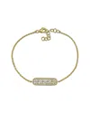 Rina Limor 14k 0.37 Ct. Tw. Diamond Link Bracelet In Metallic