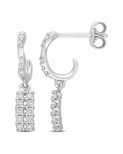 Rina Limor 14k 0.38 Ct. Tw. Diamond Dangle Earrings In Metallic