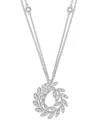 Rina Limor 14k 0.38 Ct. Tw. Diamond Laurel Leaf Necklace