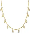 Rina Limor 14k 0.38 Ct. Tw. Diamond Station Necklace