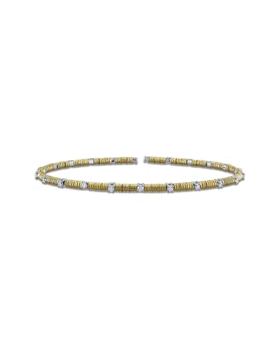 Rina Limor 14k 0.39 Ct. Tw. Diamond Bangle Bracelet In Gold