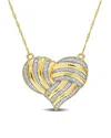 Rina Limor 14k 0.39 Ct. Tw. Diamond Statement Necklace
