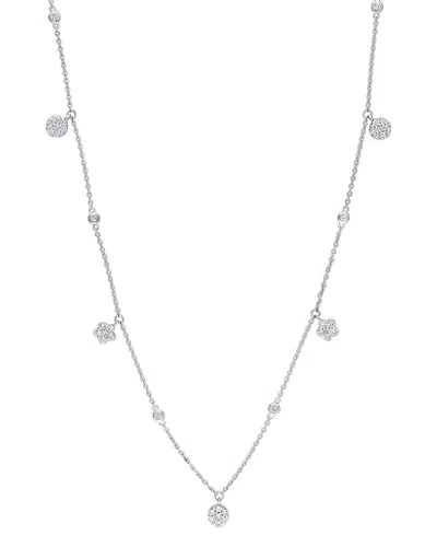 Rina Limor 14k 0.46 Ct. Tw. Diamond Charm Necklace In Metallic