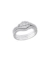 Rina Limor 14k 0.47 Ct. Tw. Diamond Crossover Ring