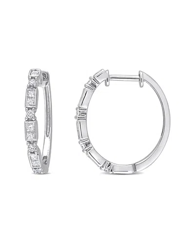 Rina Limor 14k 0.48 Ct. Tw. Diamond Earrings In Silver