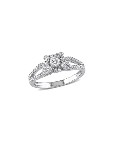 Rina Limor 14k 0.49 Ct. Tw. Diamond Halo Ring