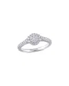 Rina Limor 14k 0.50 Ct. Tw. Diamond Halo Ring