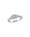 Rina Limor 14k 0.50 Ct. Tw. Diamond Halo Ring