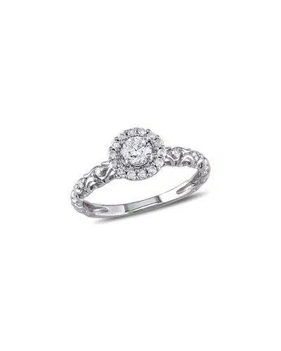 Rina Limor 14k 0.51 Ct. Tw. Diamond Halo Ring