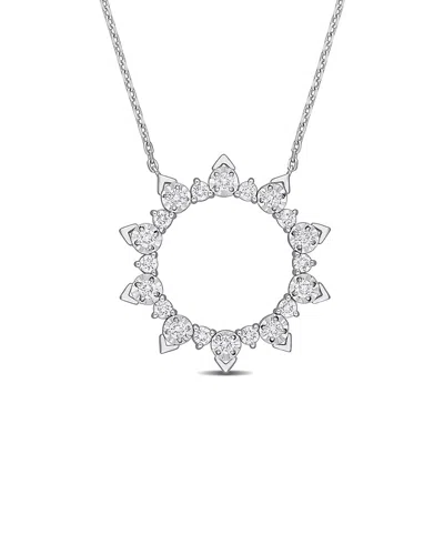 Rina Limor 14k 0.54 Ct. Tw. Diamond Circle Of Life Necklace In Metallic