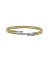 Rina Limor 14k 0.56 Ct. Tw. Diamond Bangle Bracelet