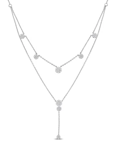 Rina Limor 14k 0.58 Ct. Tw. Diamond Station Lariat Necklace