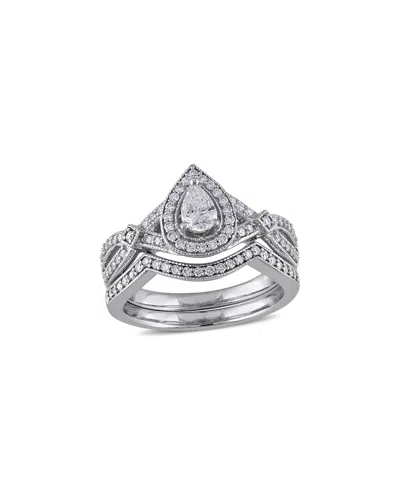 Rina Limor 14k 0.62 Ct. Tw. Diamond Split Shank Ring In Metallic