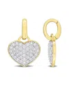Rina Limor 14k 0.63 Ct. Tw. Diamond Heart Pendant