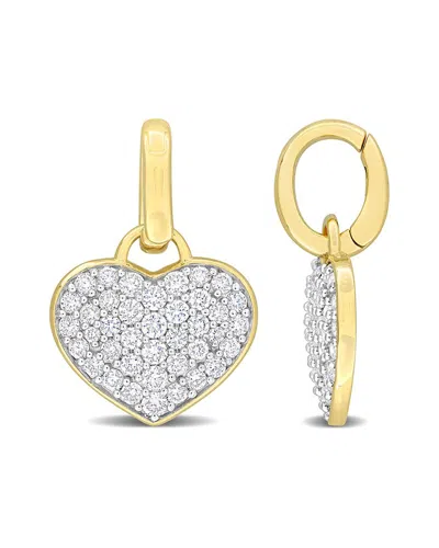 Rina Limor 14k 0.63 Ct. Tw. Diamond Heart Pendant In White