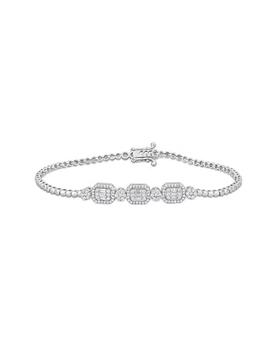 Rina Limor 14k 0.66 Ct. Tw. Diamond Bracelet In Metallic