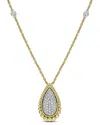 Rina Limor 14k 0.68 Ct. Tw. Diamond Statement Necklace