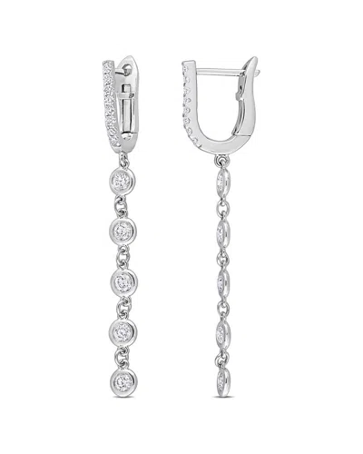 Rina Limor 14k 0.71 Ct. Tw. Diamond Drop Earrings In Metallic