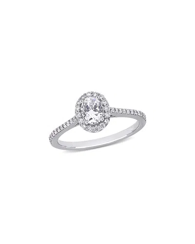 Rina Limor 14k 0.75 Ct. Tw. Diamond Halo Ring In Metallic