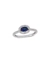 Rina Limor 14k 0.79 Ct. Tw. Diamond & Sapphire Ring