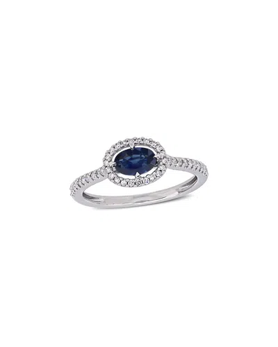 Rina Limor 14k 0.79 Ct. Tw. Diamond & Sapphire Ring