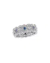 Rina Limor 14k 0.85 Ct. Tw. Diamond & Sapphire Ring