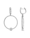 Rina Limor 14k 0.91 Ct. Tw. Diamond Hoop Earrings