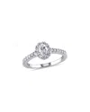 Rina Limor 14k 0.97 Ct. Tw. Diamond Halo Ring