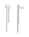 Rina Limor 14k 0.99 Ct. Tw. Diamond Linear Drop Earrings